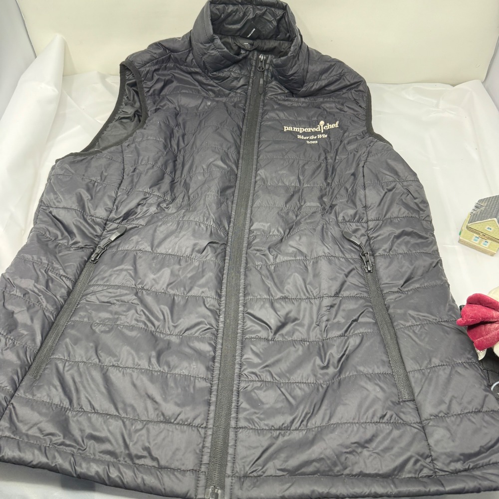 Pampered Chef Director/consultant Bundle Blk Quilted Vest,Spoon Necklace MORE - Picture 13 of 16